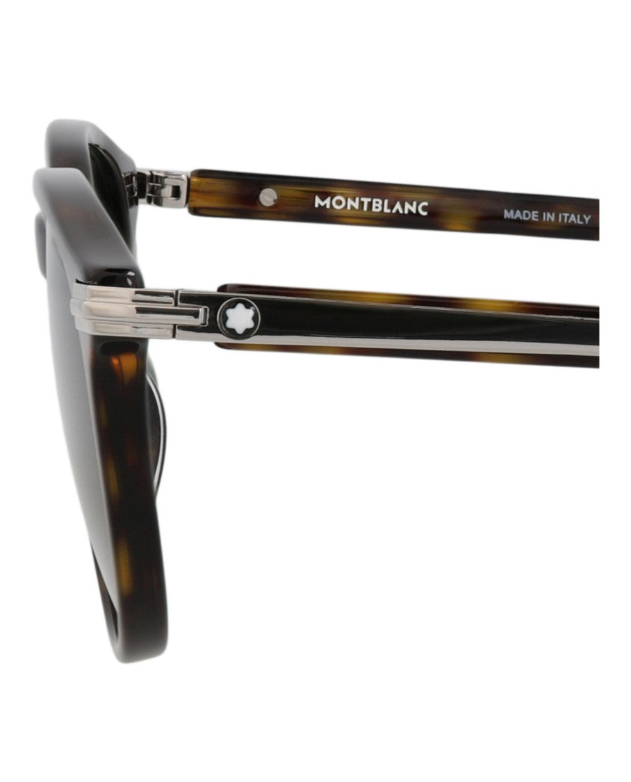 Montblanc Round-Frame Recycled Acetate Sunglasses