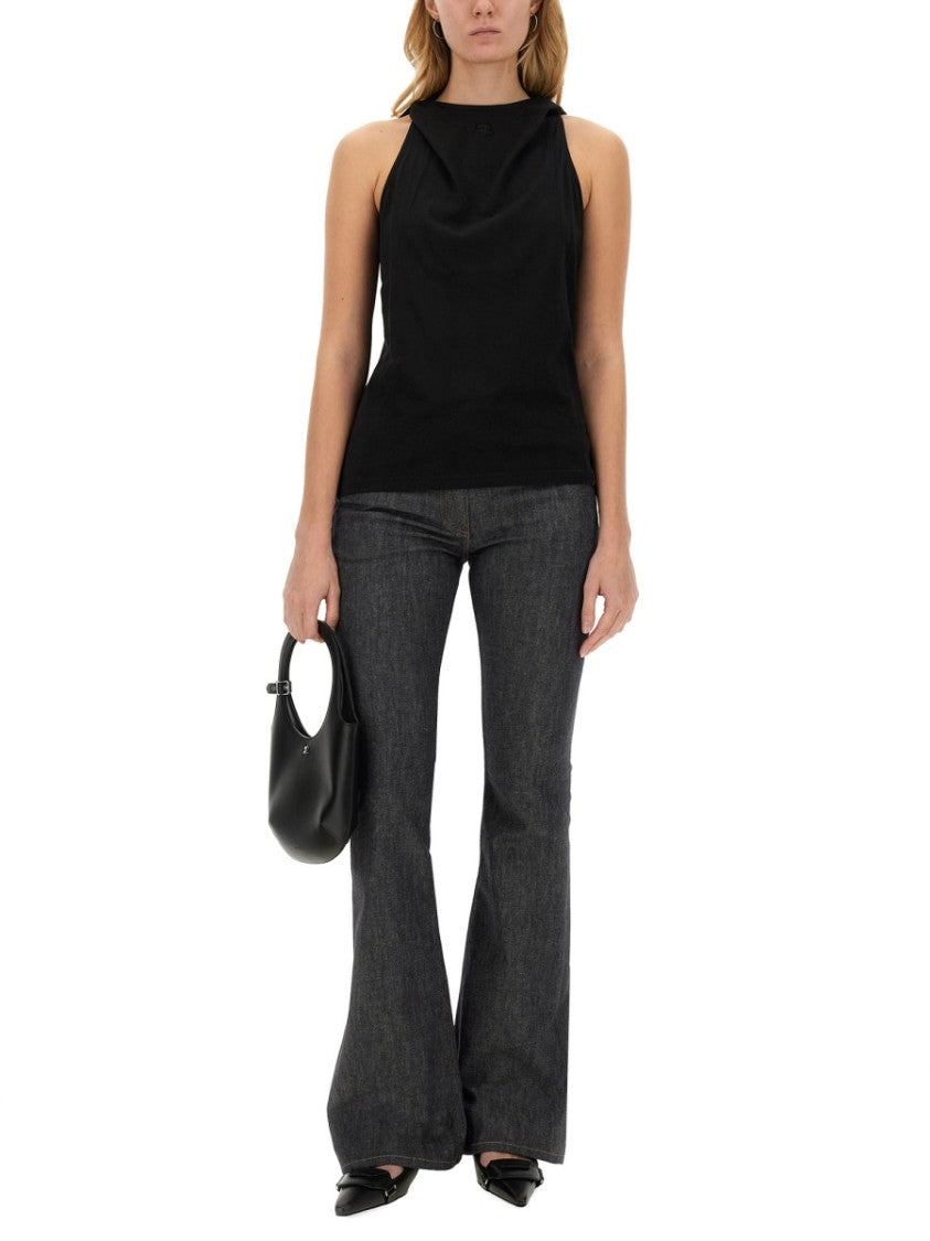 Courrèges Hooded Sleeveless Top