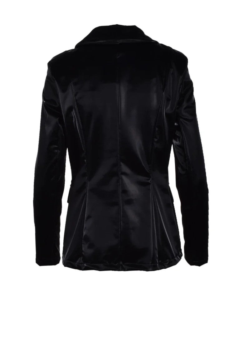 Lvl Level Vibes Level Black Tailored Polyester-Blend Jacket