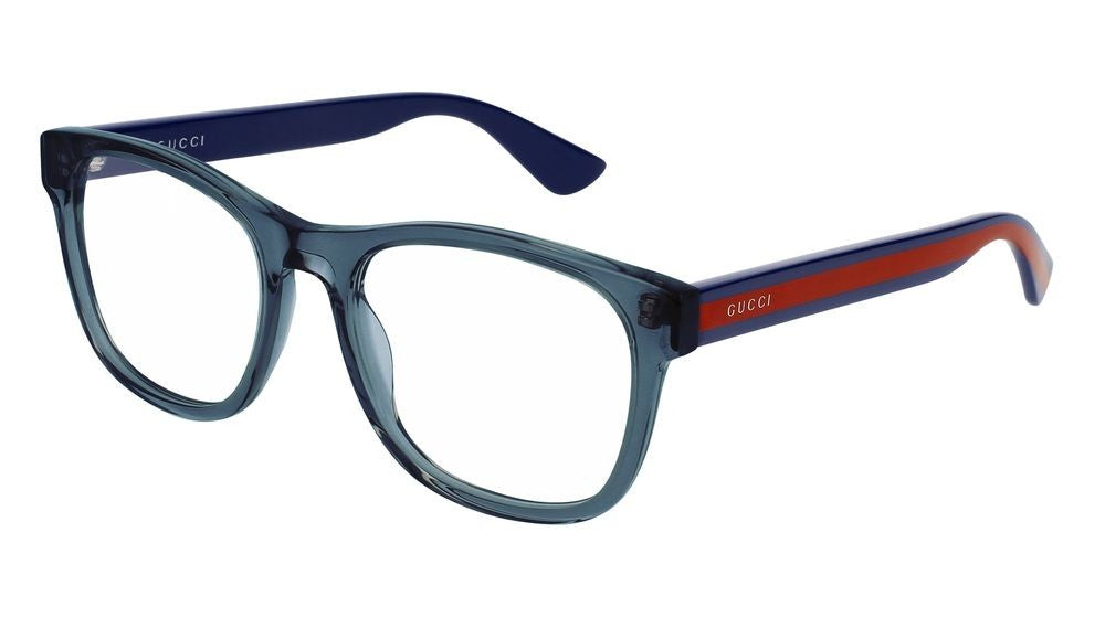 Gucci Eyeglasses Gucci Gg0004on 012 Blue Blue Transparent 53/19/145