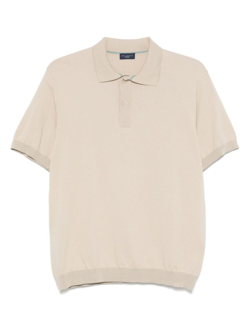 Paul & Shark Sand Beige Polo With Classic Collar