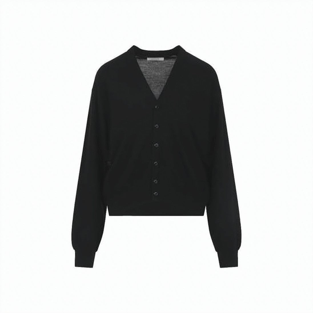 Lemaire V-Neck Button-Down Cardigan With Ribbed Details