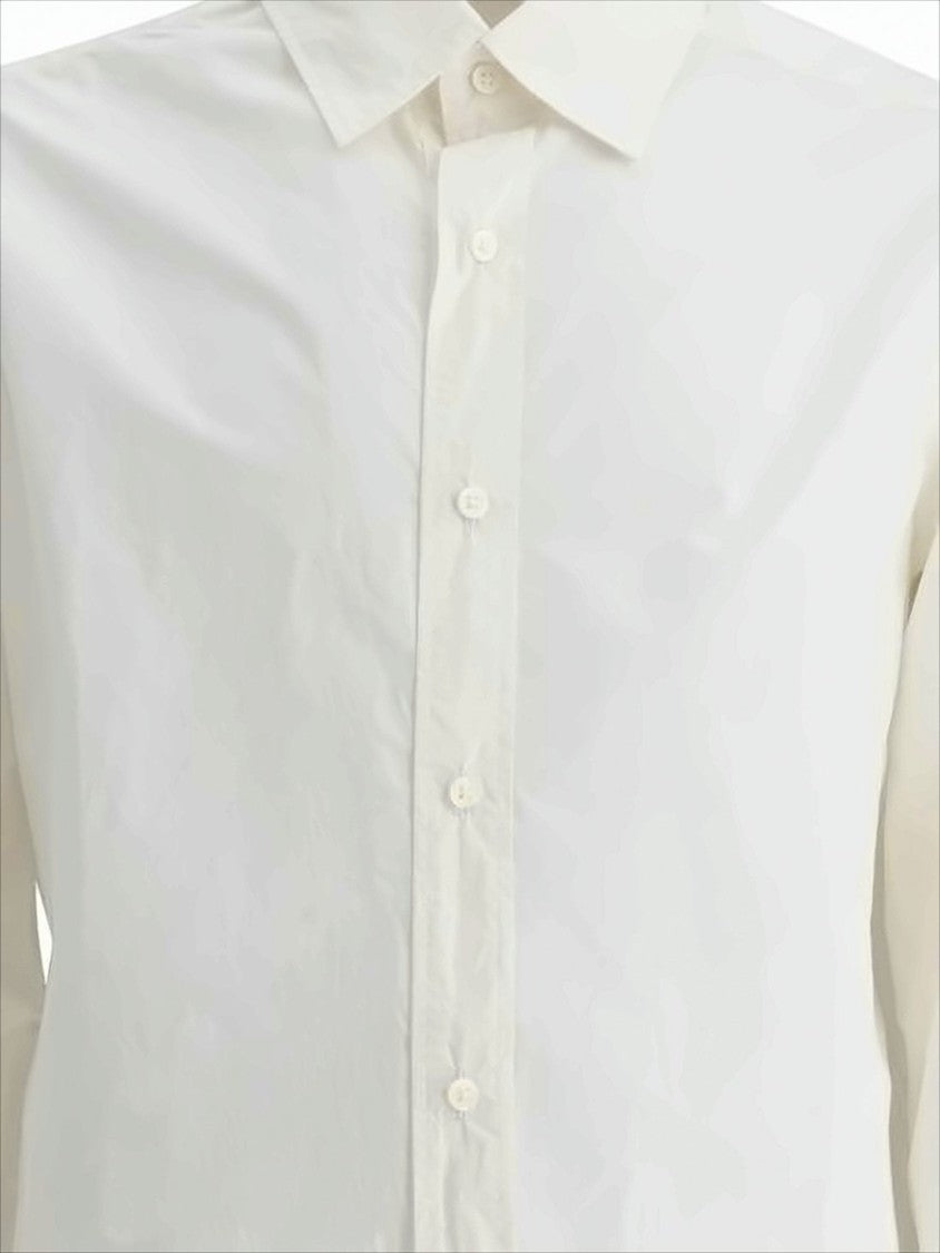 Kaptain Sunshine Classic White Long-Sleeve Shirt With Button-Down Collar