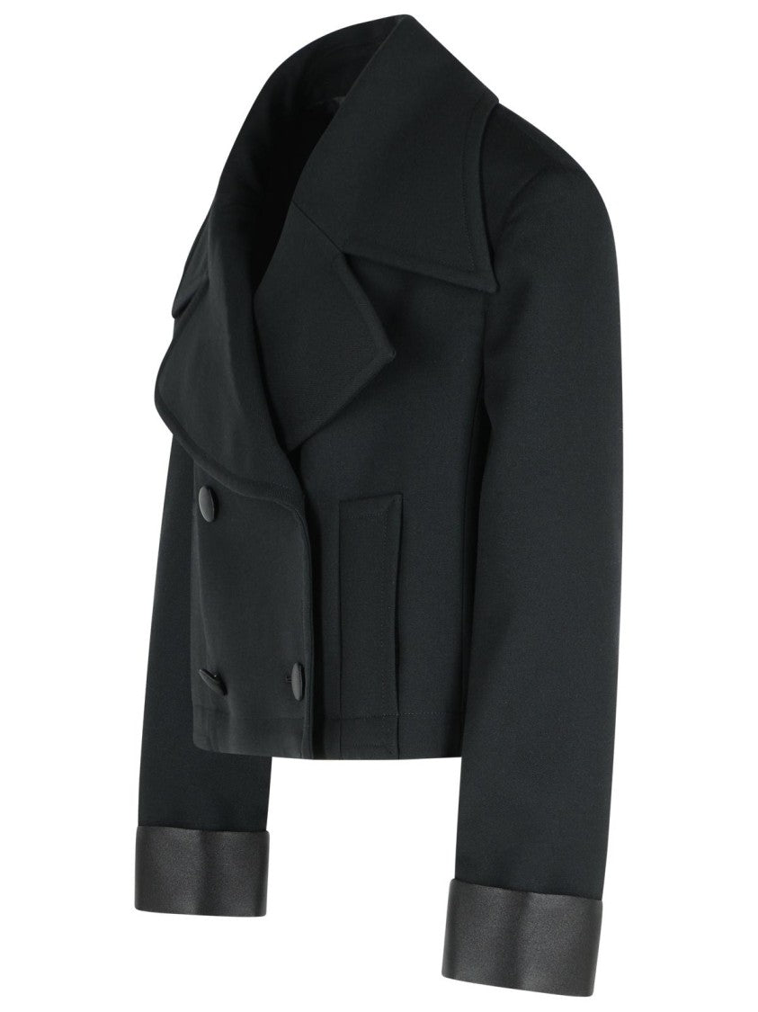 Dolce & Gabbana Black Virgin Wool Blend Jacket