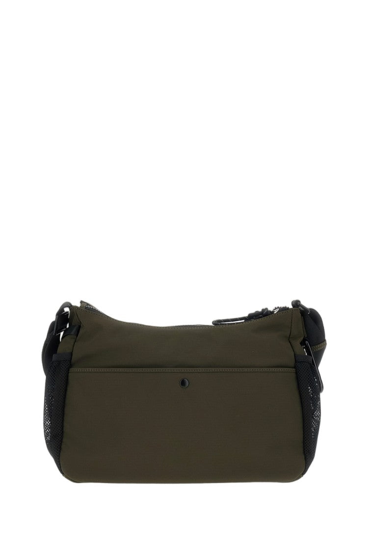 A.P.C. Green Utility Multi-Pocket Nylon Crossbody Bag