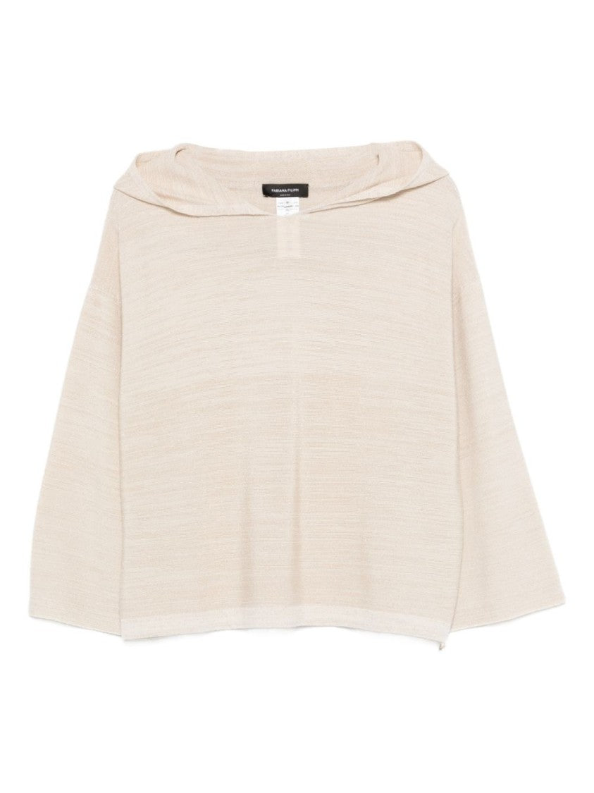 Fabiana Filippi Relaxed-Fit Top With Three-Quarter Sleeves
