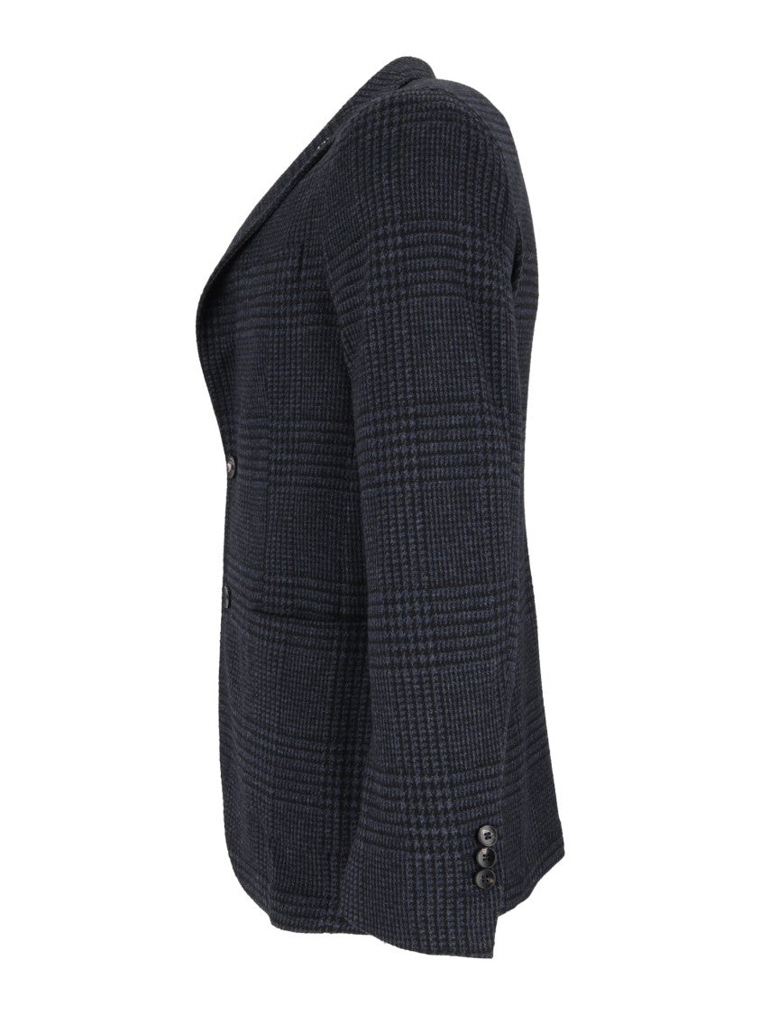Breras Giacca Uomo Checkered Tailored Blazer