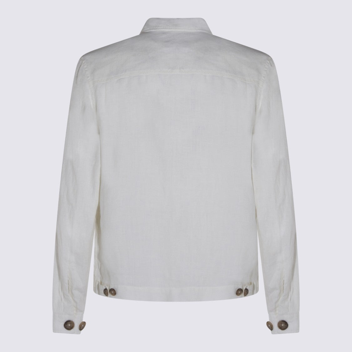 Altea White Linen Casual Jacket
