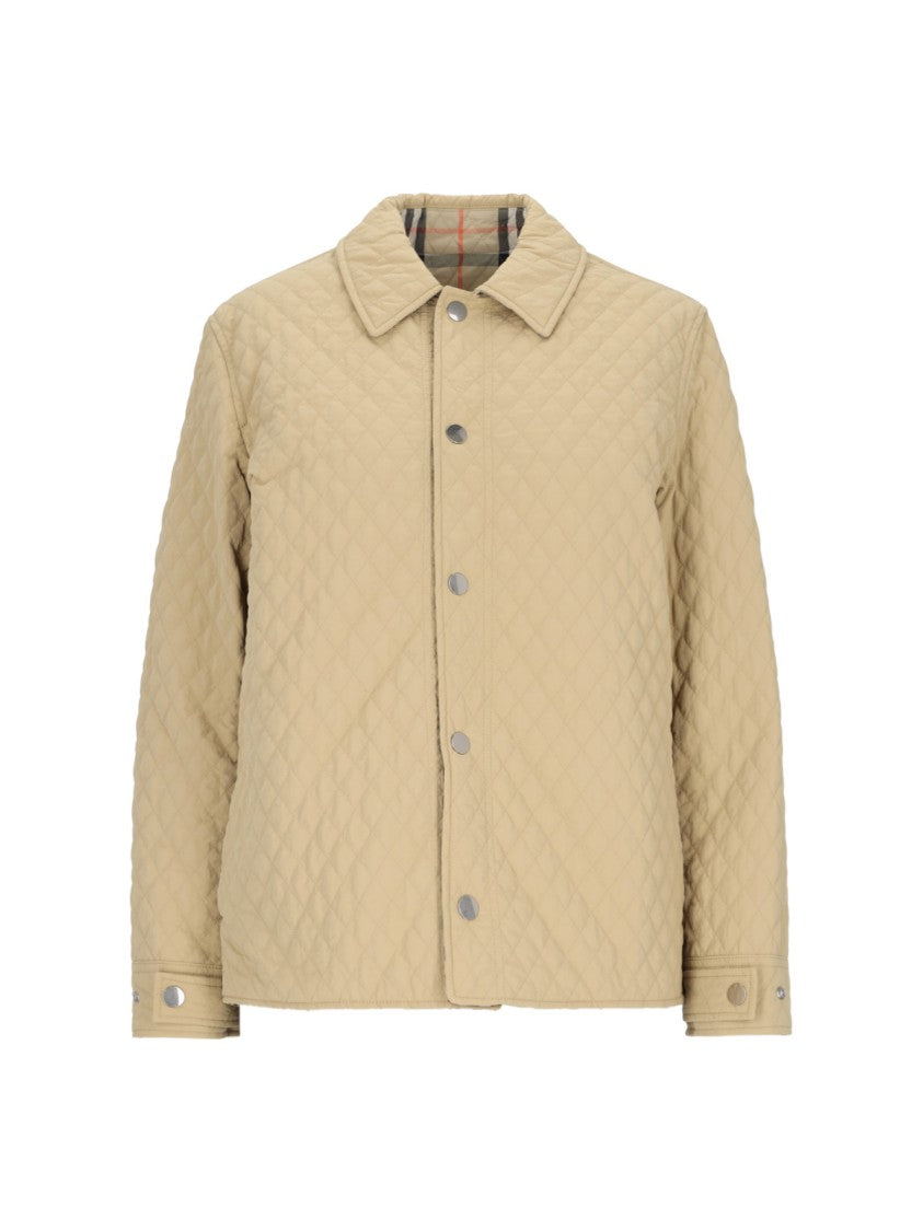 Burberry Reversible Single-Breasted Jacket – Beige