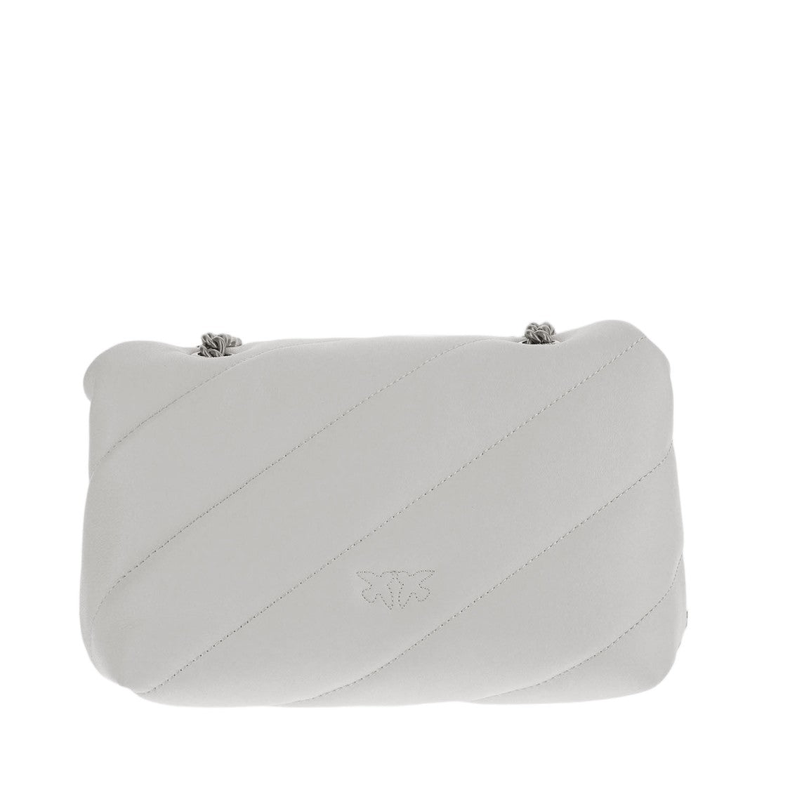 Pinko Mini Puff Shoulder Bag With Love Birds Diamond Cut Detail