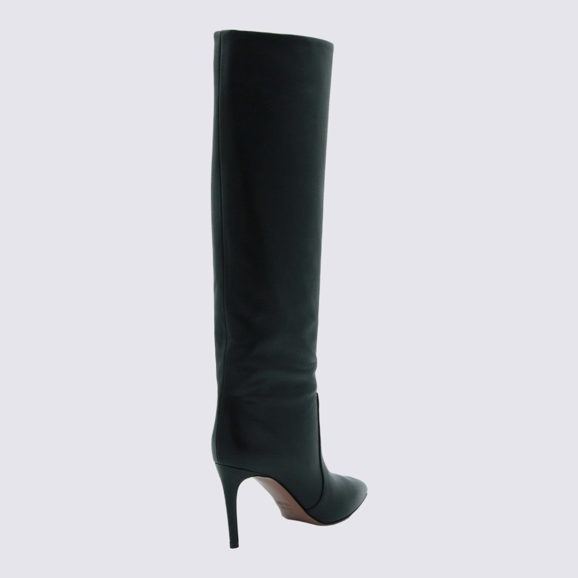 Paris Texas Pointed Toe Black Stiletto Boots With Tall Silhouette