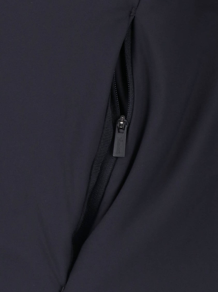 Laminar Sleek Black Zip-Up Hooded Jacket With Minimalist Design
