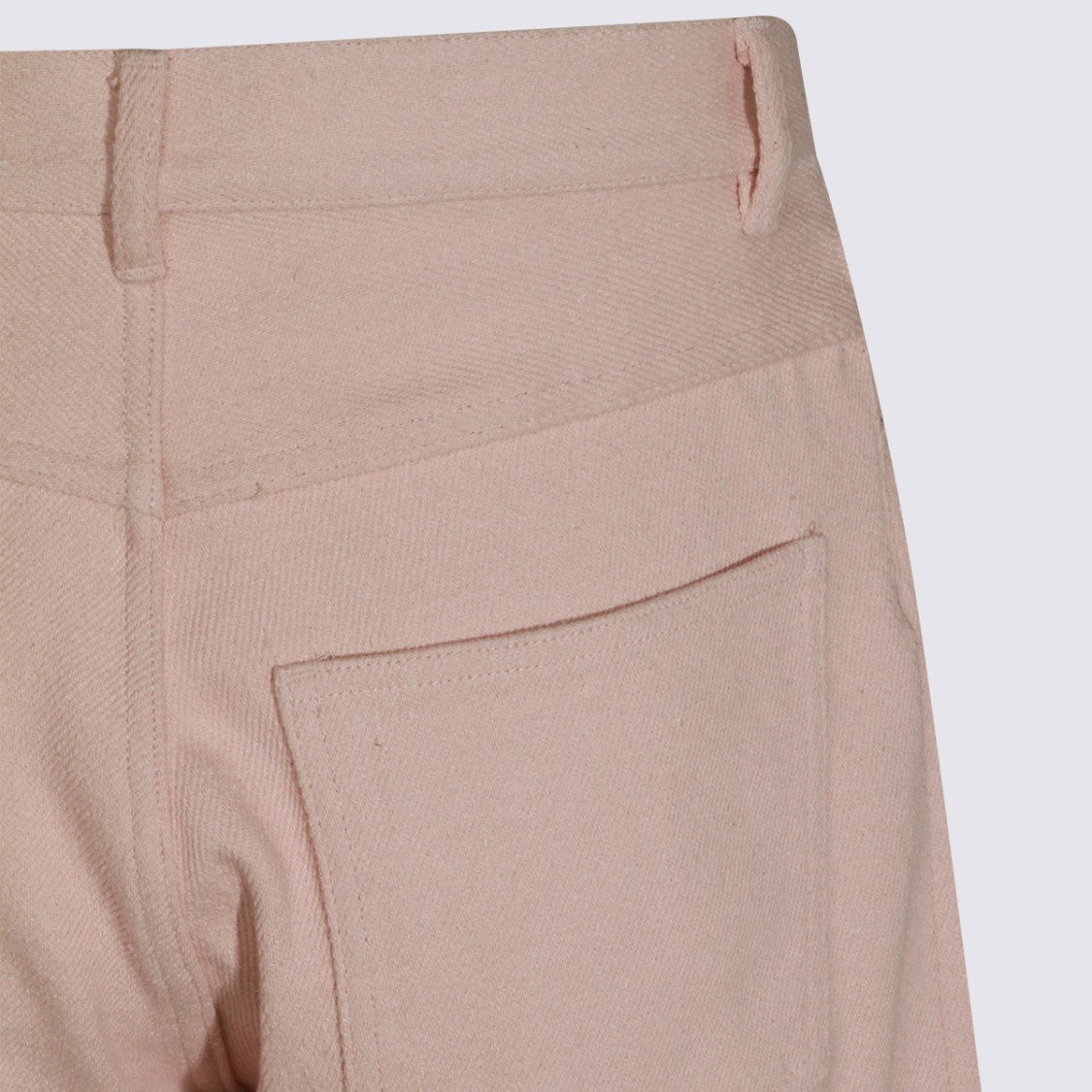 Auralee Mid-Thigh Straight Cut Shorts With Five-Pocket Design