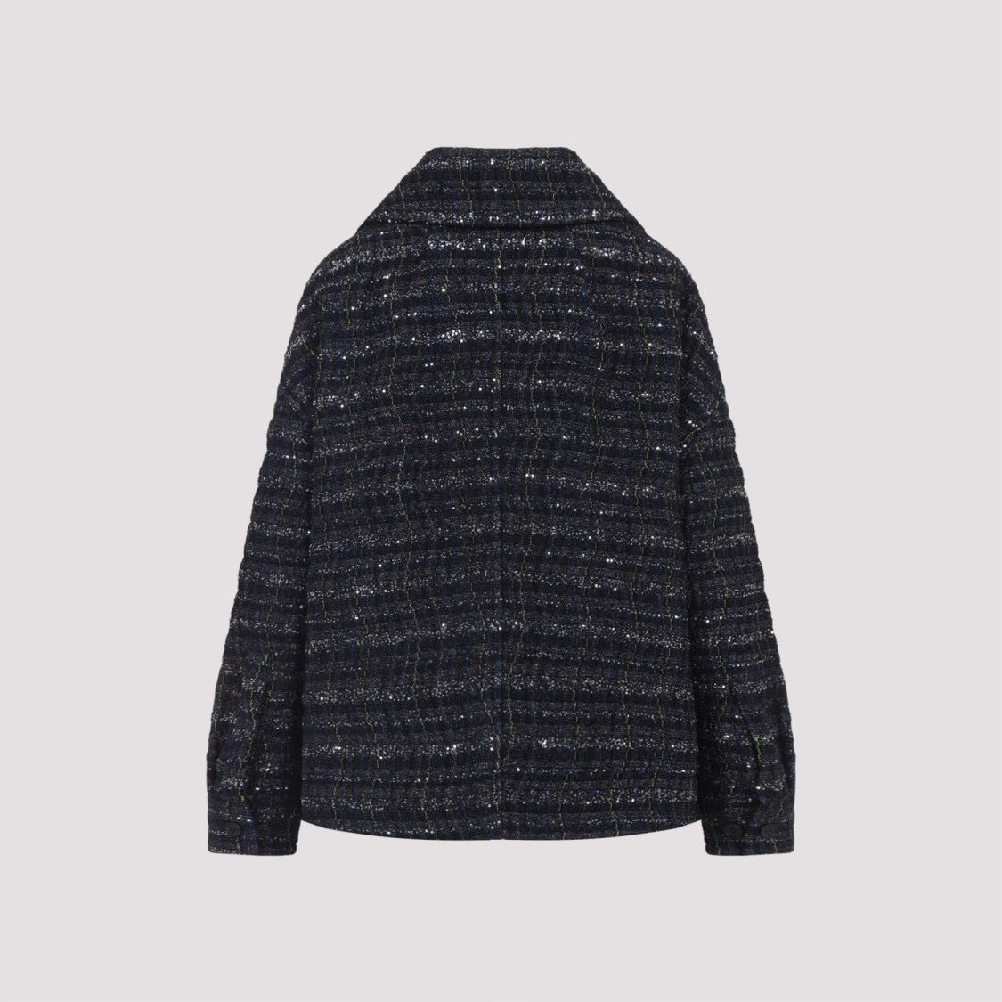 Missoni Textured Checkered Shirt With Metallic Threads