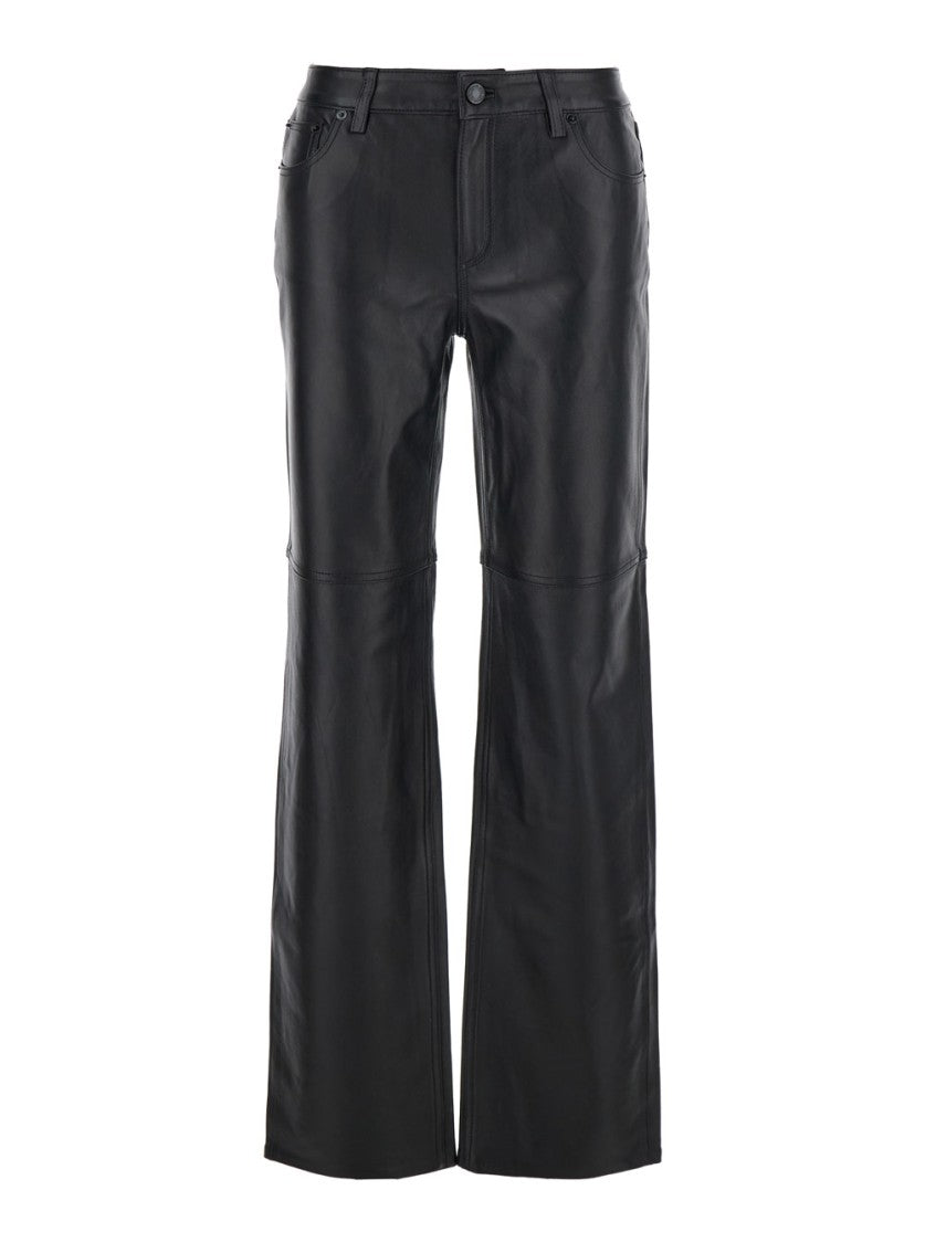 Michael Michael Kors Black Leather Pants