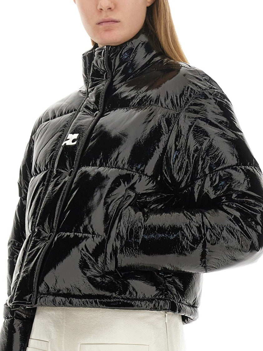 Courrèges Short Vinyl Down Jacket