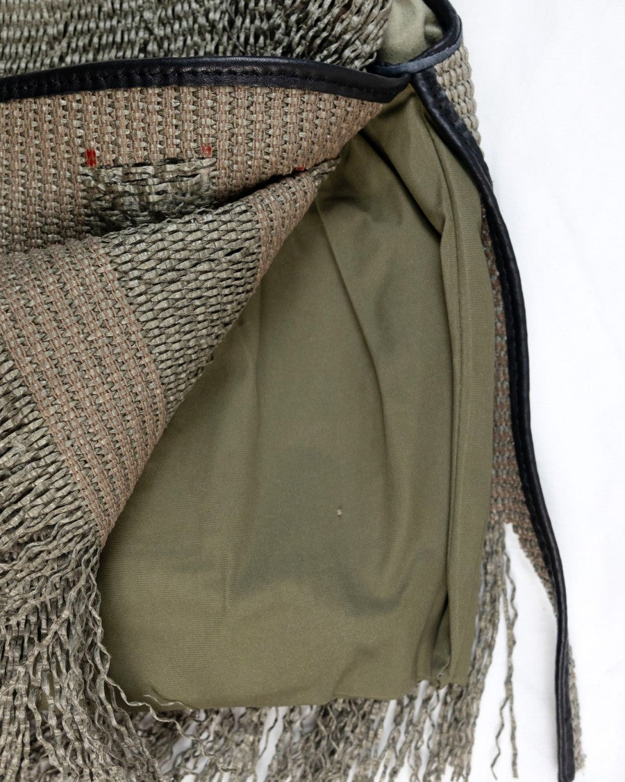 Anita Bilardi Picasso Fringed Taupe Bag