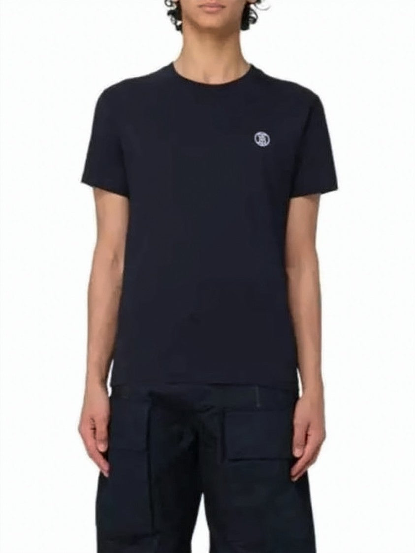 Burberry Short-Sleeve T-Shirt With Embroidered Logo