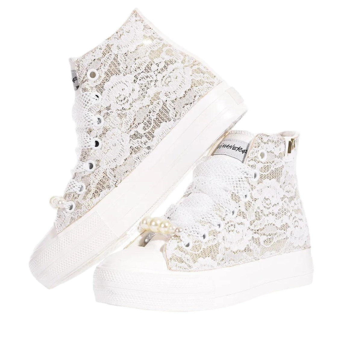 Mimanera Mimanera Airlines Platform Bea Gold Sneakers