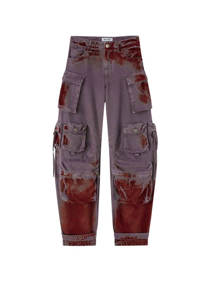 The Attico Fern Long Pants Purple