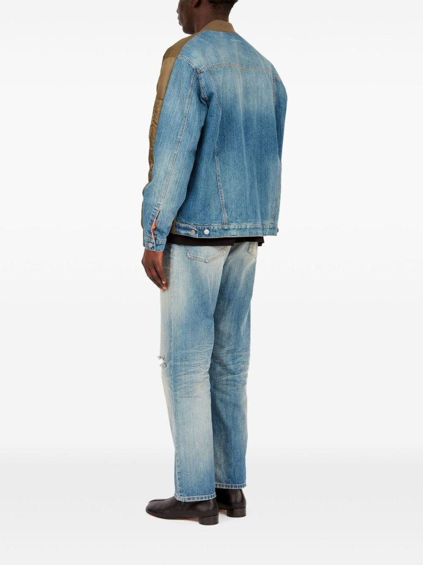 Mm6 By Maison Margiela Chocolate Brown Bomber Jacket