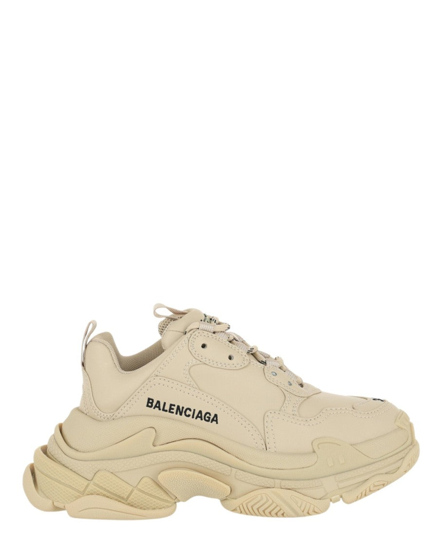 Balenciaga Triple S Low-Top Sneakers With Chunky Three-Layered Sole