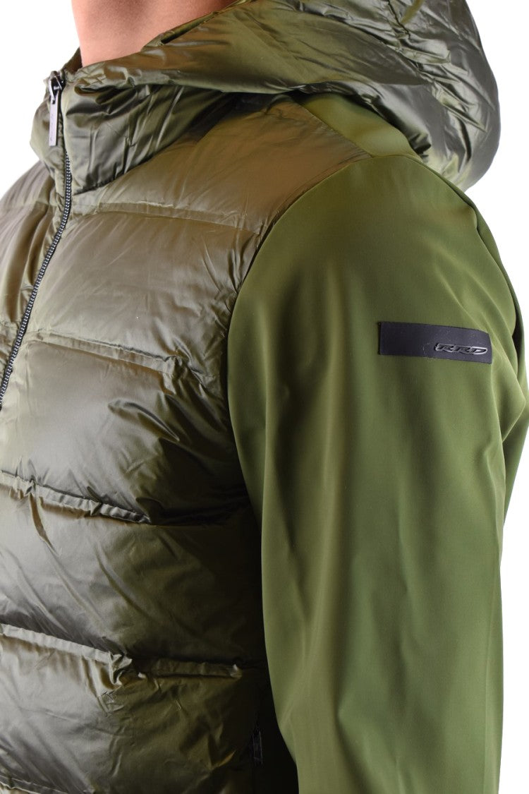 Rrd Olive Summer Hybrid Quilted Down Jacket