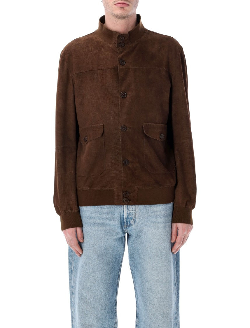 Sword Sword 6.6.44 Perforated Suede Jacket