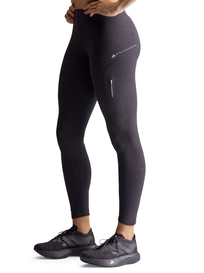 Adidas By Stella Mccartney High-Waisted Floral Patterned Leggings