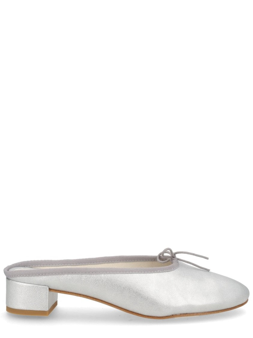 Repetto Ballerina Mule Camille Low Block Calfskin Mules