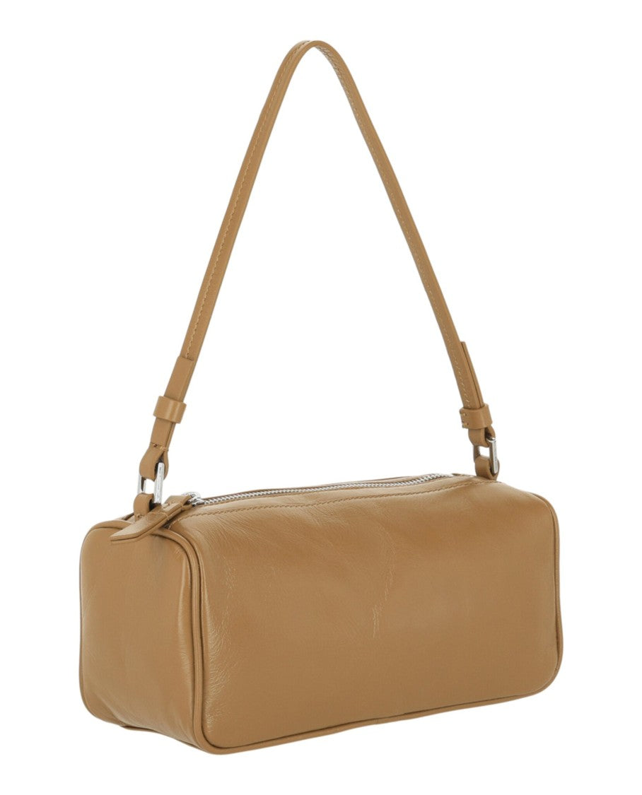 By Far Eva Creased Shoulder Bag