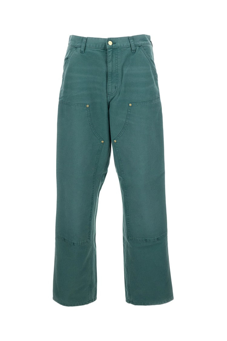 Carhartt Wip Cropped 5-Pocket Trousers With Button And Zip Fastening