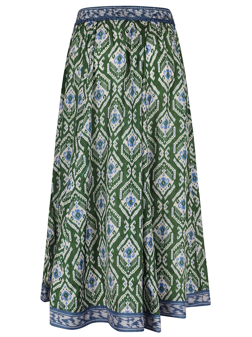 Zimmermann Flowing Silk Skirt