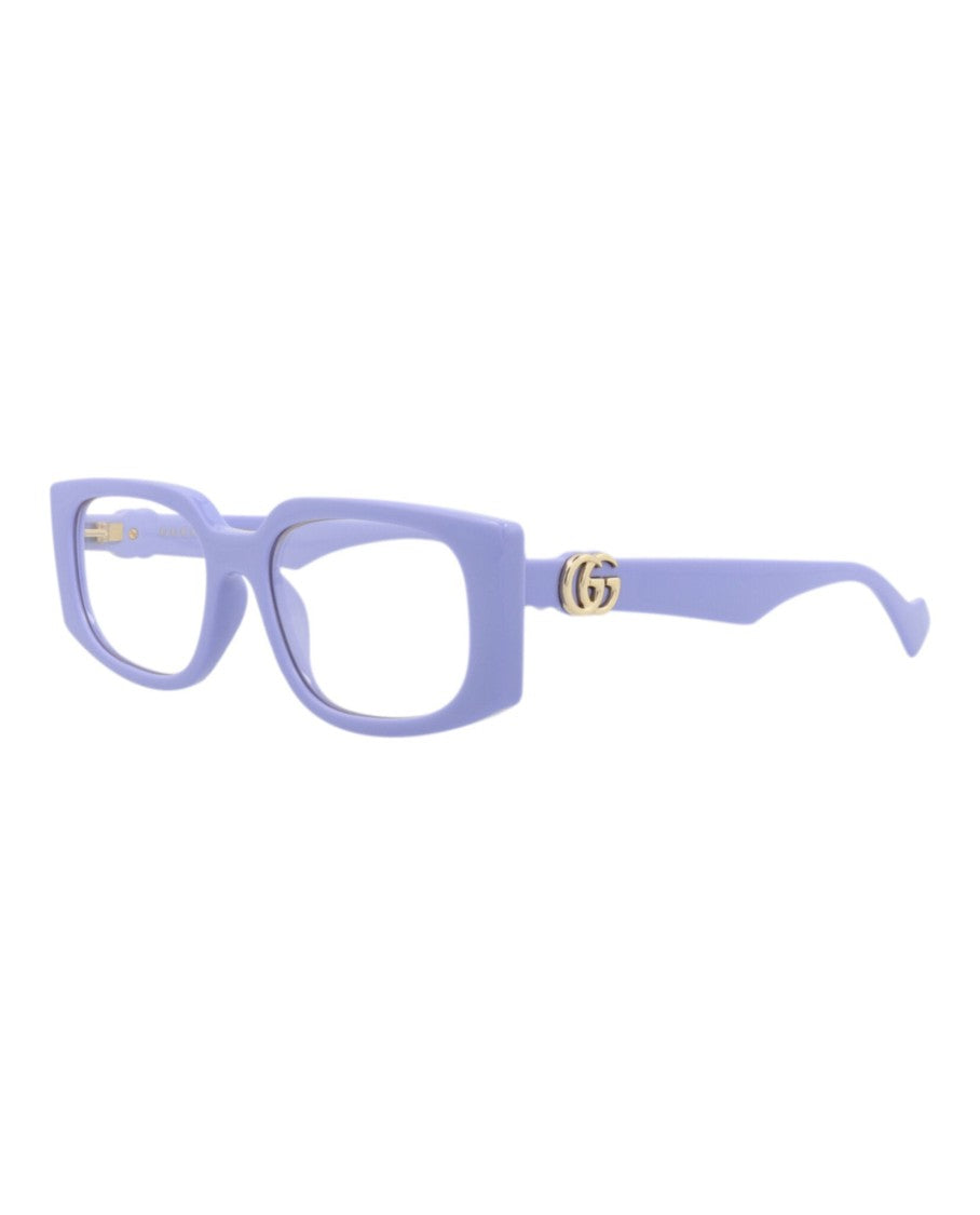 Gucci Square-Frame Injection Sunglasses With Gold Logo Accent