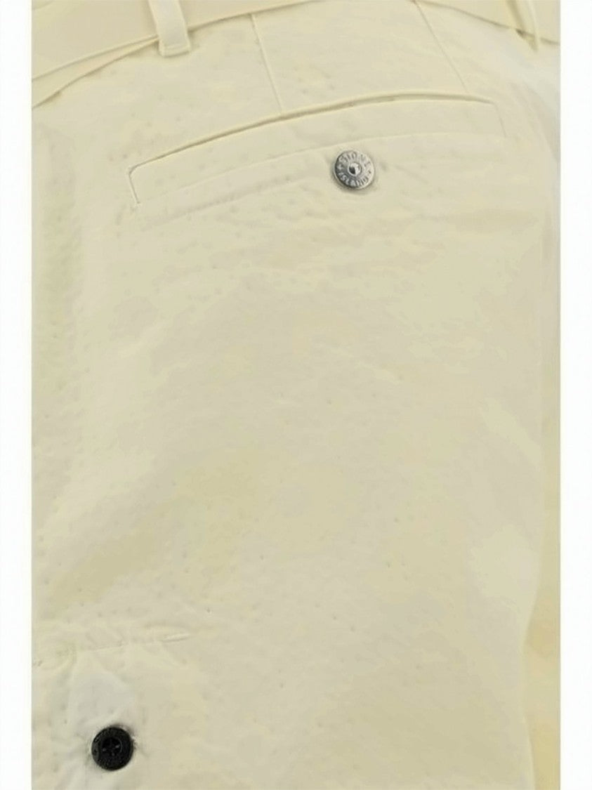 Stone Island Relaxed Fit Stone Island Shorts With Textured Pattern