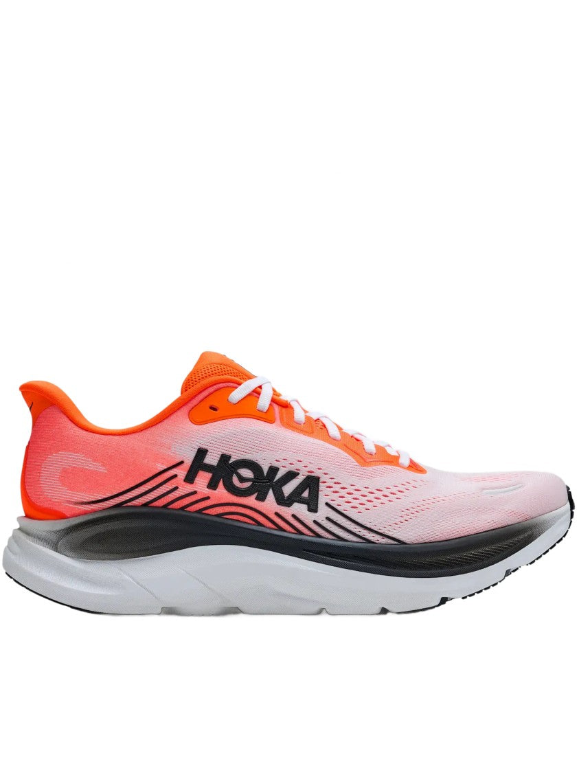 Hoka Gradient Mesh Sneakers With Cushioned Sole And Textured Outsole