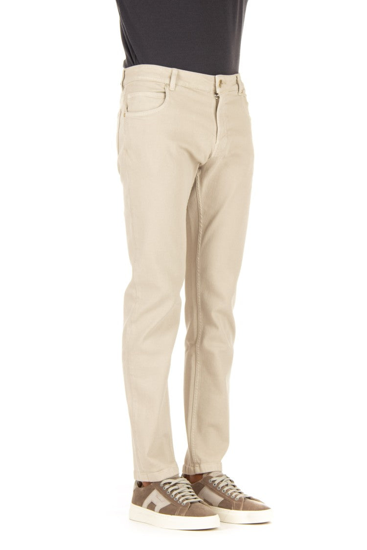 Eleventy Colored 5-Pocket Stretch Cotton Jeans
