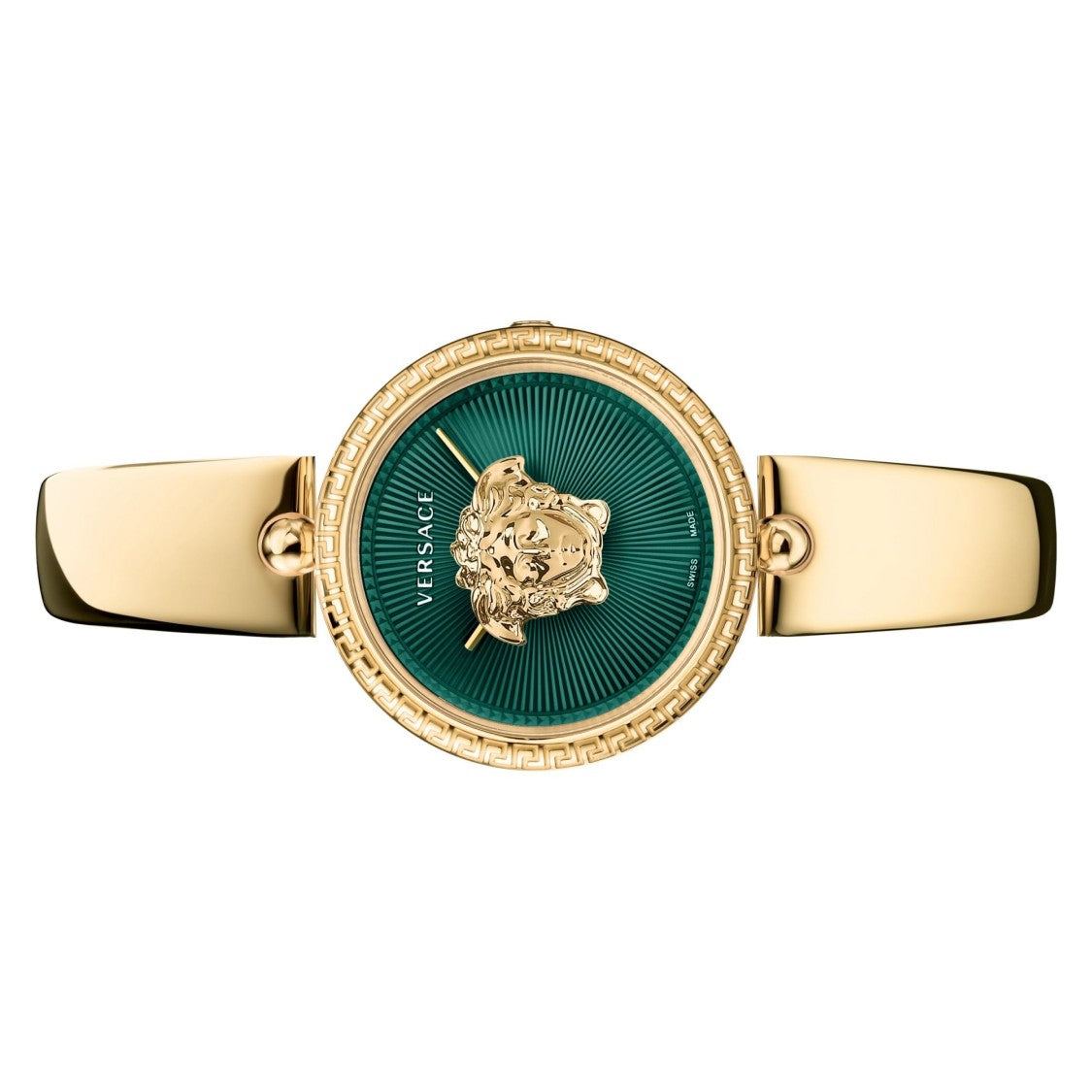 Versace Palazzo Empire 34Mm Women's Gold-Tone Quartz Watch — Green Dial