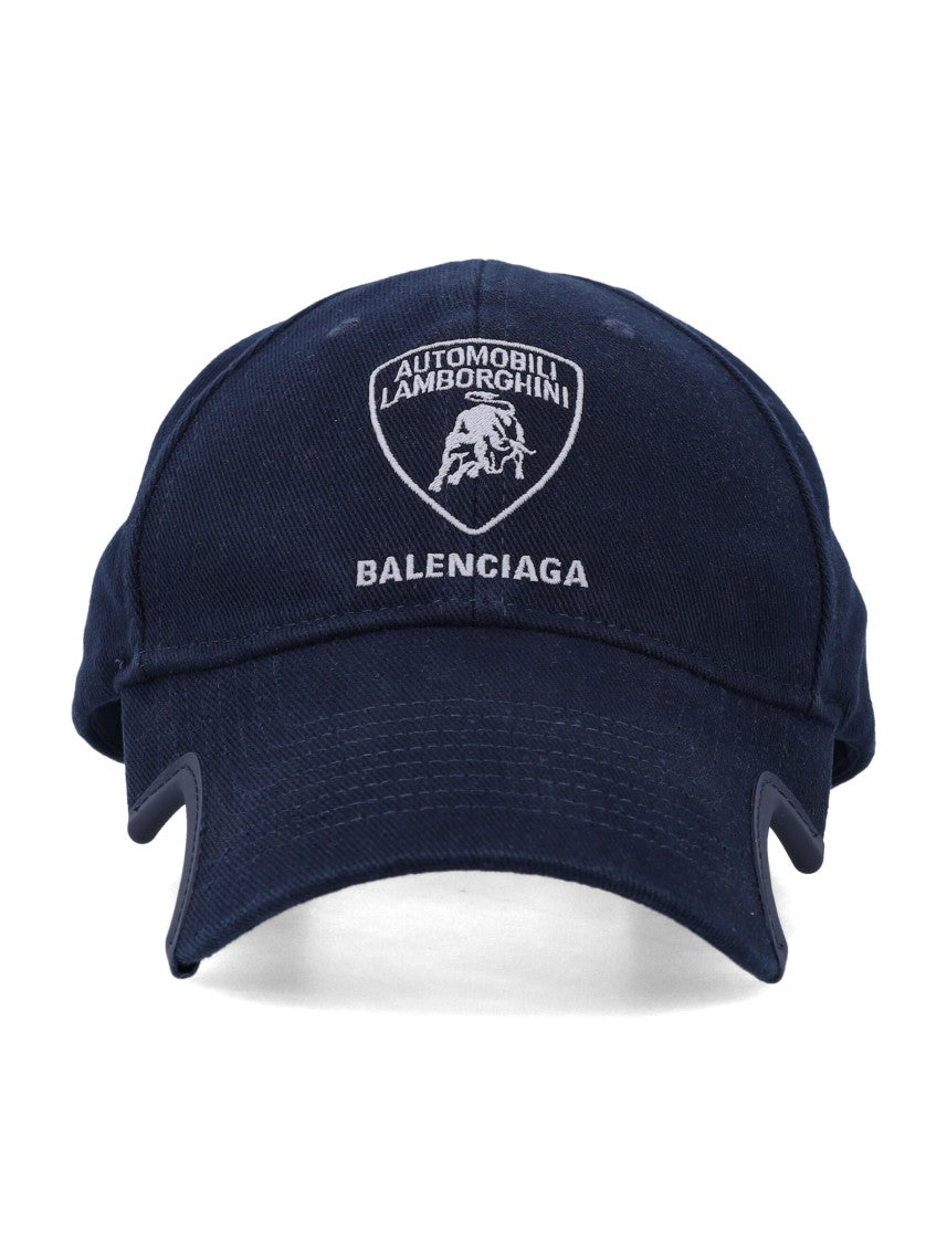 Balenciaga Al Logo Embroidered Cap