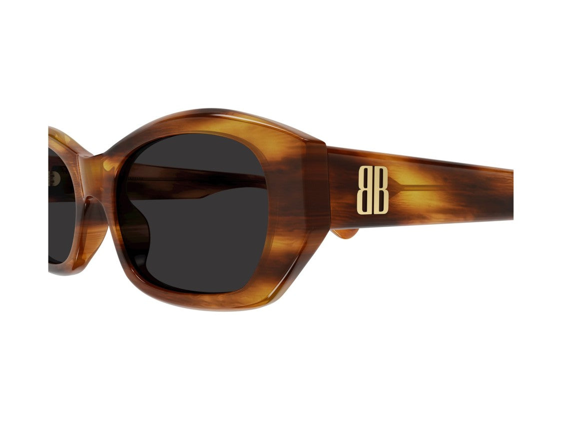 Balenciaga Bb0476s Tortoiseshell Oversized Square Sunglasses