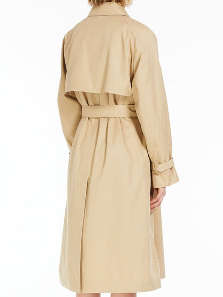 Max Mara Double-Breasted Trench Coat With Belted Waist