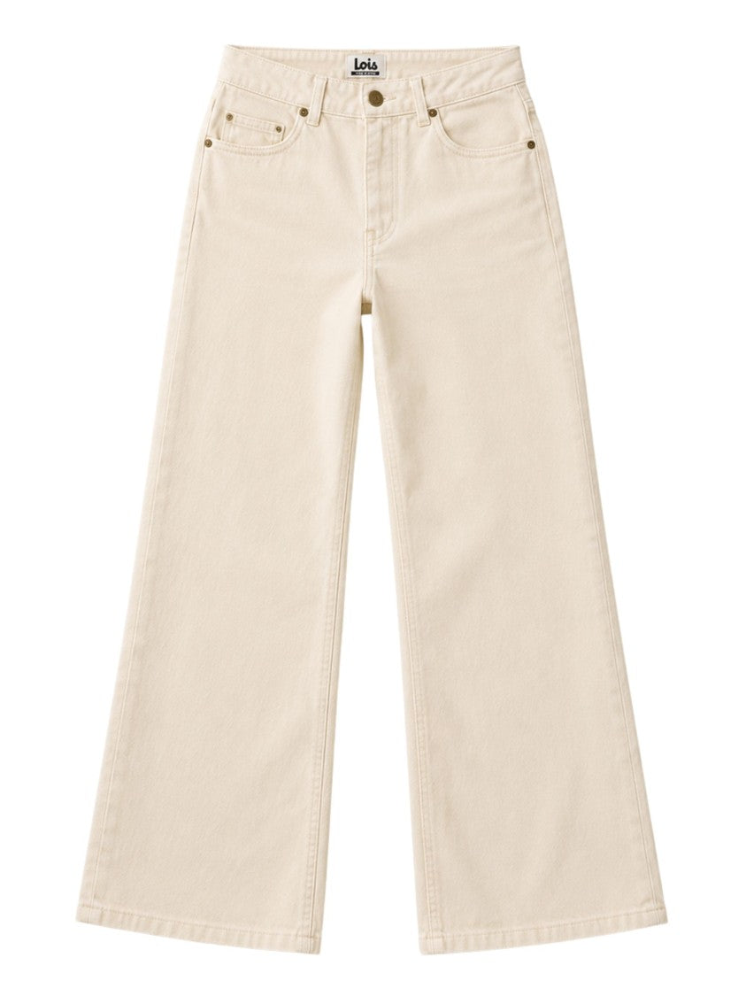 Iois High-Waist Wide-Leg Lindsay Jeans With Classic Five-Pocket Styling