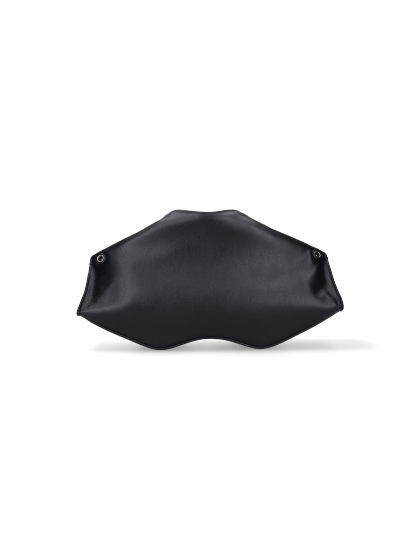 Alexander Mcqueen “Manta” Logo Pouch – Black