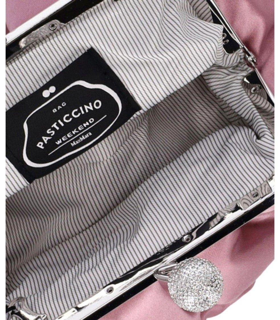 Max Mara Pasticcino Emmy Small Pink Clutch Bag