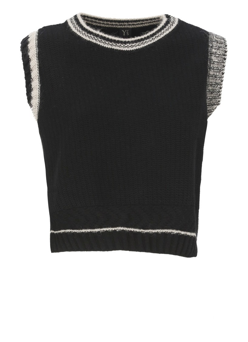 Y's Cotton Blend Vest