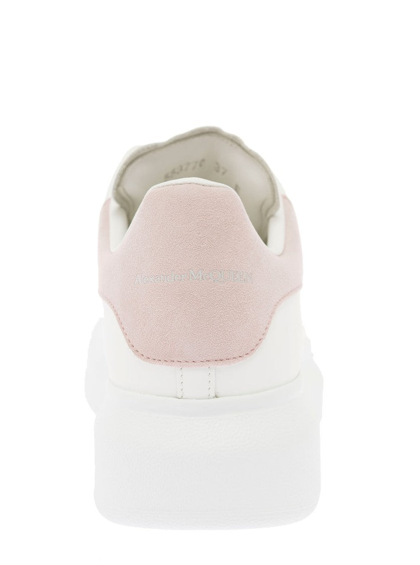 Alexander Mcqueen Woman's Oversize White Leather Sneakers