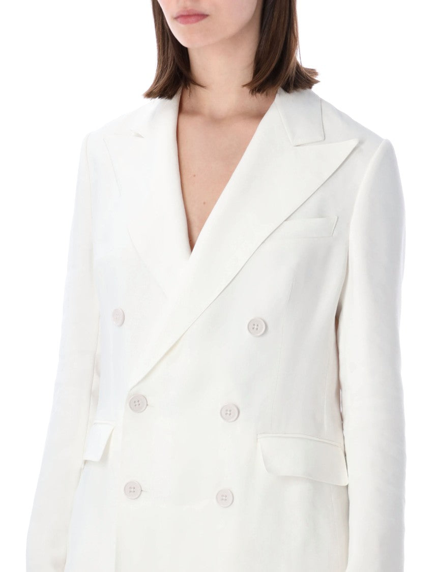 Polo Ralph Lauren Doppiopetto Sheer Silk Gazar Blazer