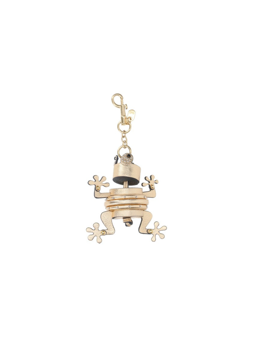 Anya Hindmarch "Frog" Keychain Charm – Gold