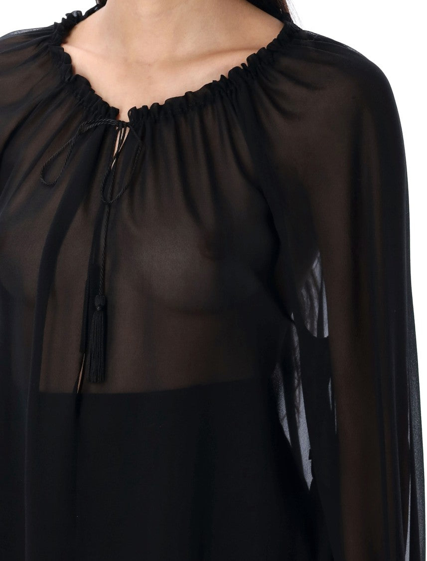Tom Ford Silk Blouse With Drawstring