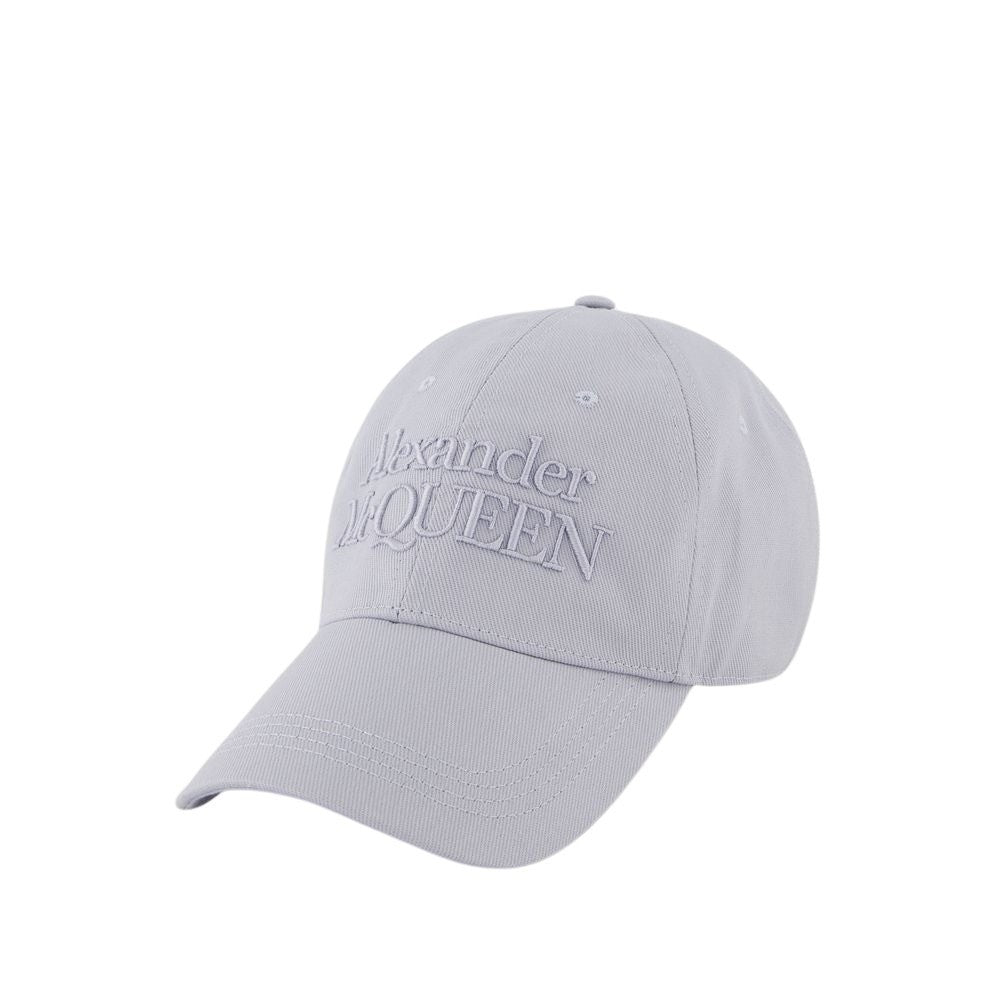 Alexander Mcqueen Logo Cap - Cotton - Light Grey